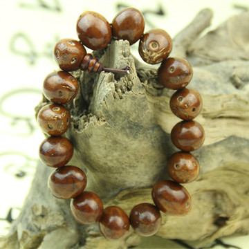 厂家直销发财鼠菩提子手链招财鼠木质佛珠手串新奇特地摊货源