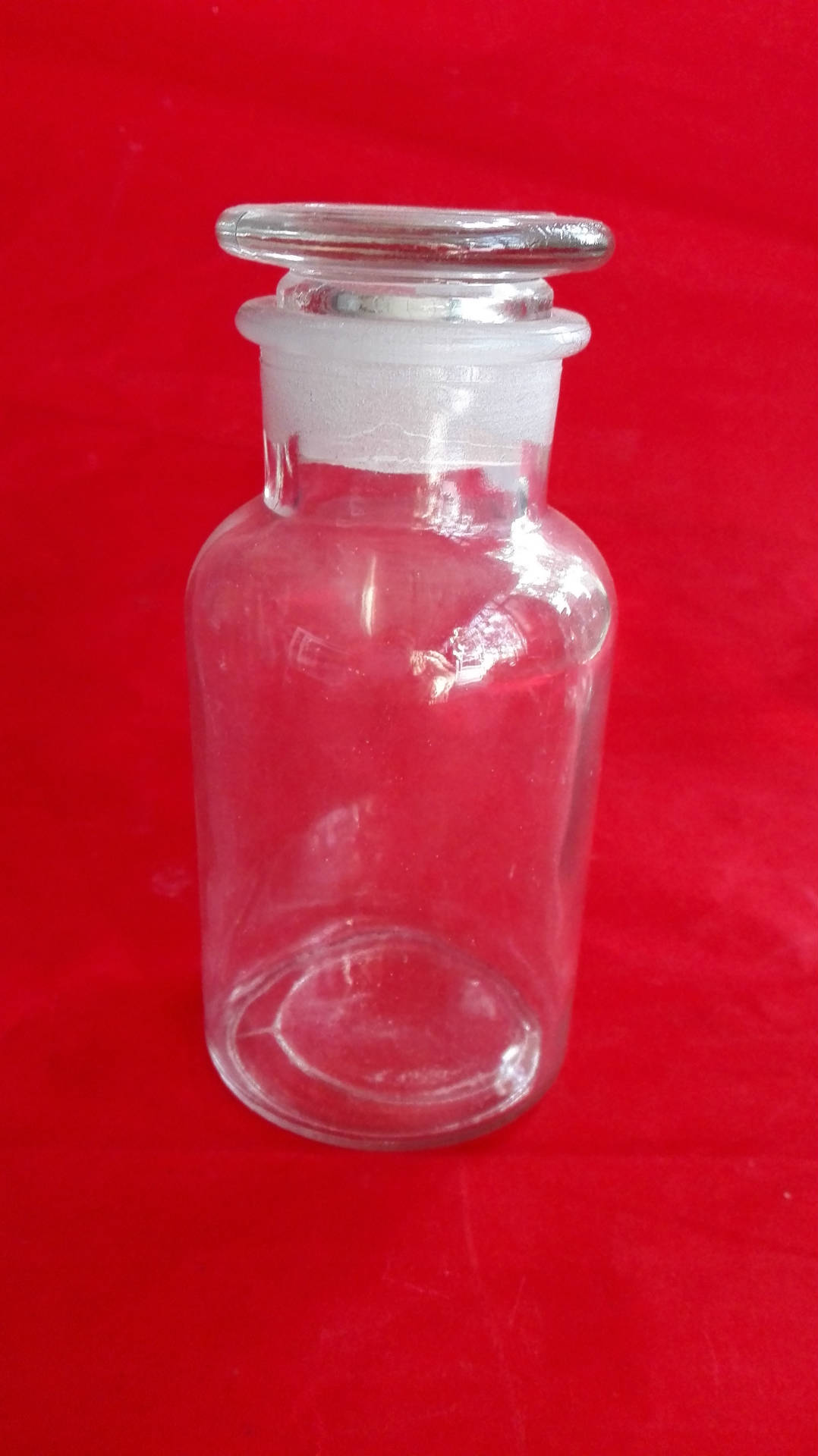 双十一买一送 特惠 广口瓶 白色透明磨口试剂瓶 250ml