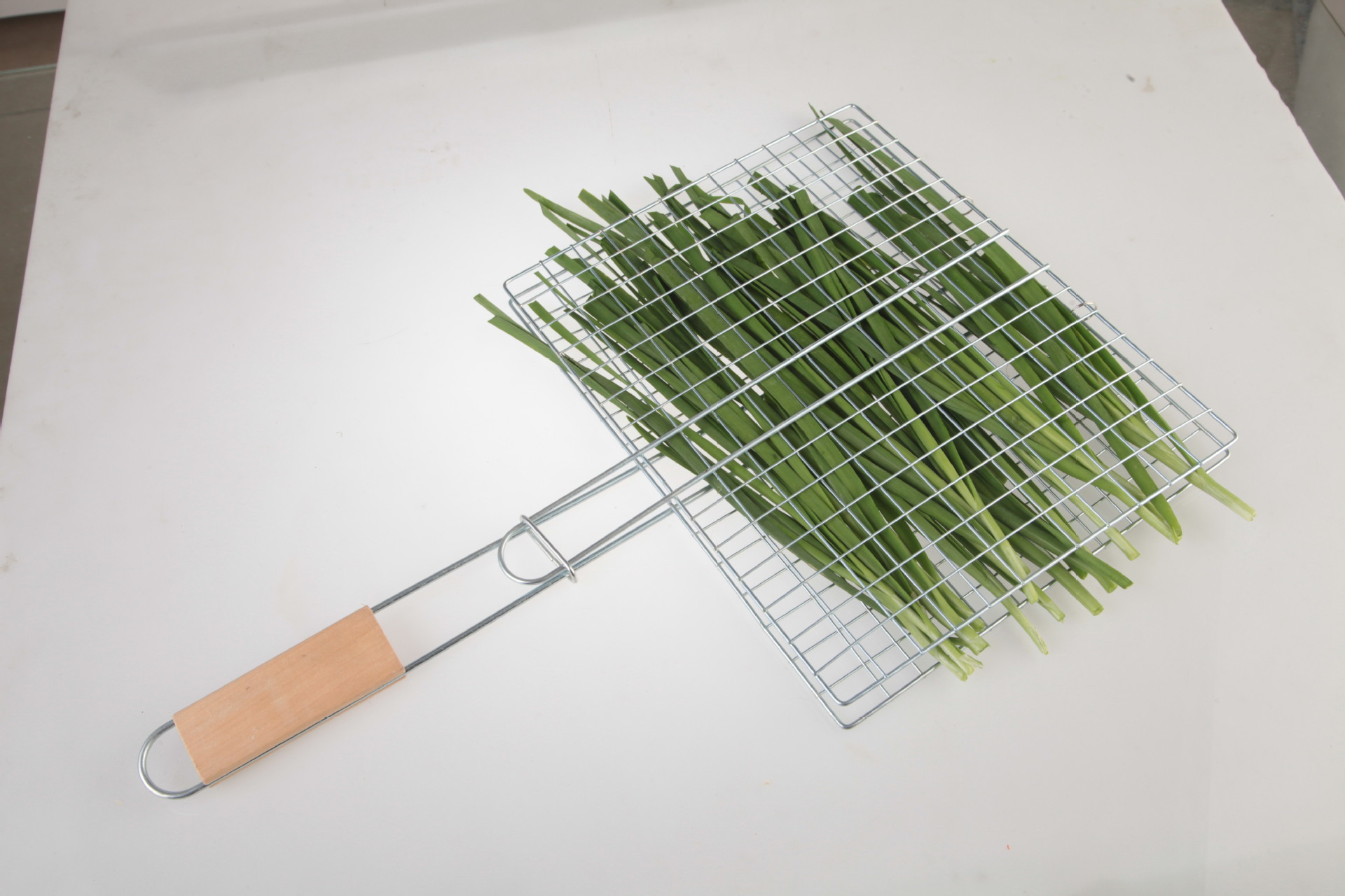 中平板烧烤夹 铁丝电镀锌烧烤网 烤肉夹 烧烤架 bbq