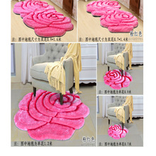 地毯地垫超柔细丝系列单玫瑰双玫瑰花型客厅茶几床头