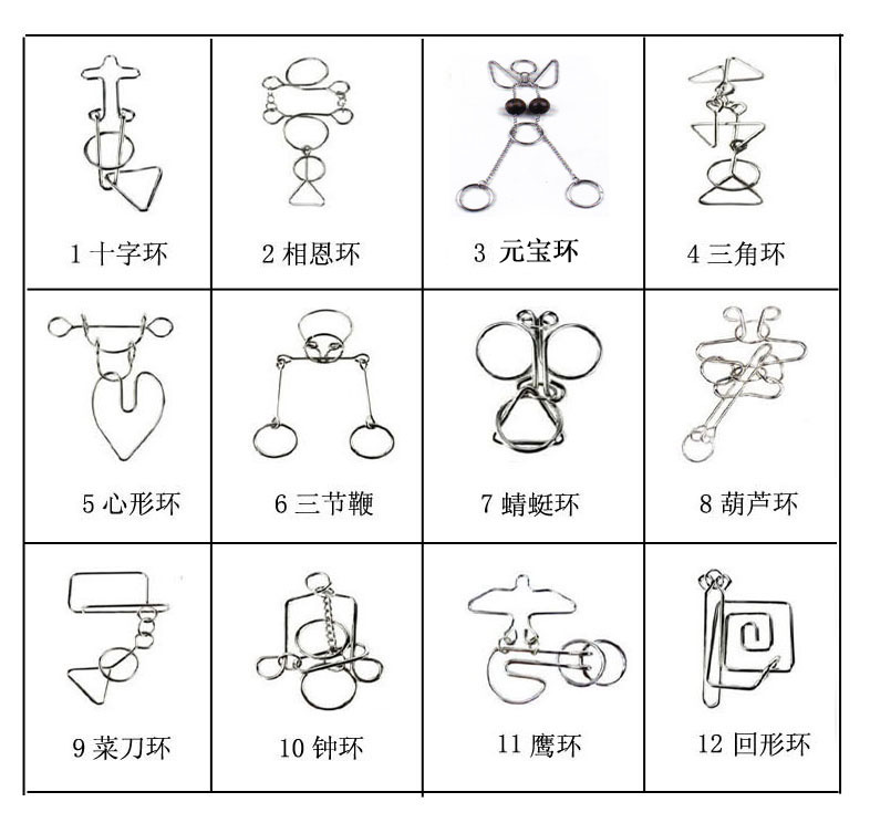 五节鞭解环解扣图解图片