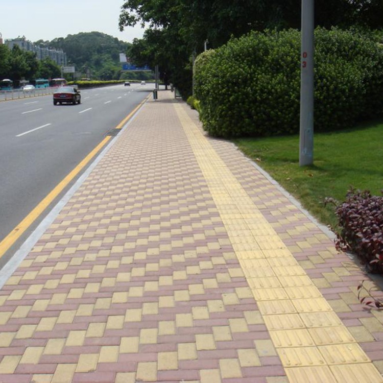 厂家推荐混凝土彩砖水泥路面灰色铺路砖荷兰砖倍力砖