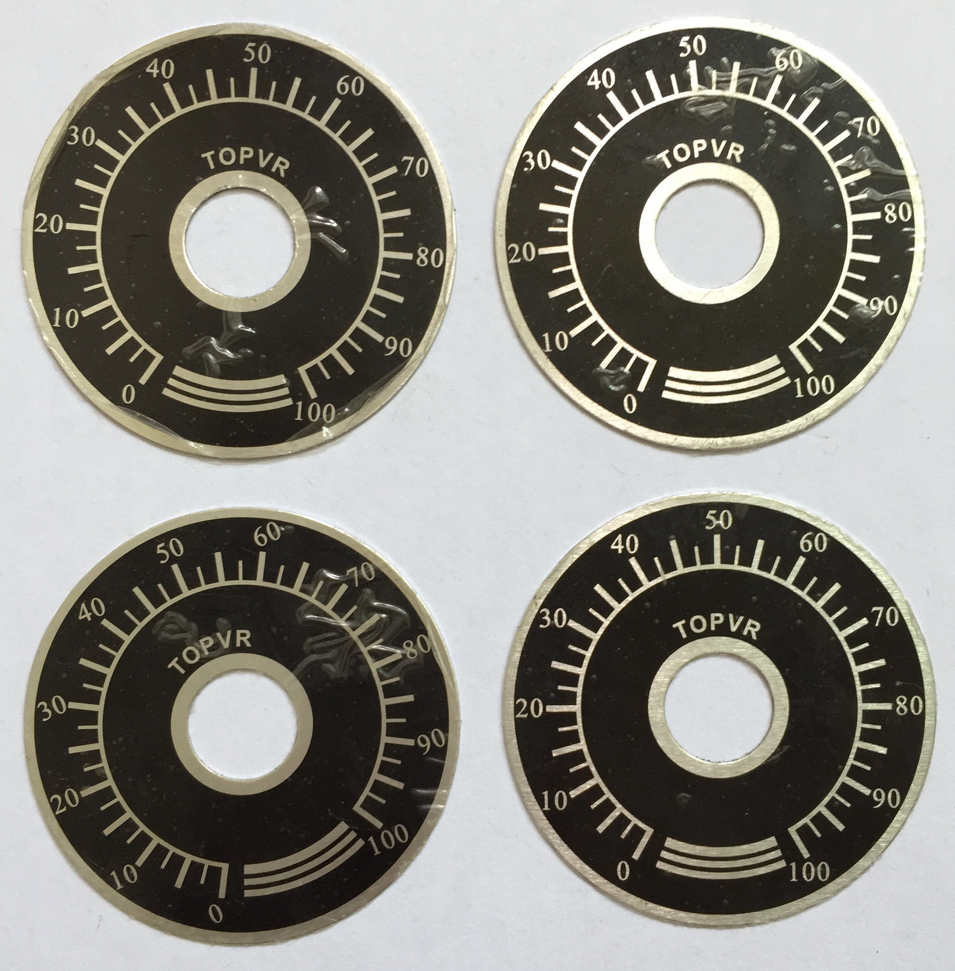 供应电位器刻度盘0-100 卡尺表盘 压力表盘 温度表刻度盘-阿里巴巴