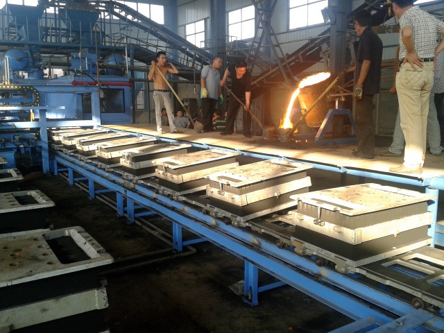 翻砂流水线价格@翻砂生产线型号@直销流水线厂家