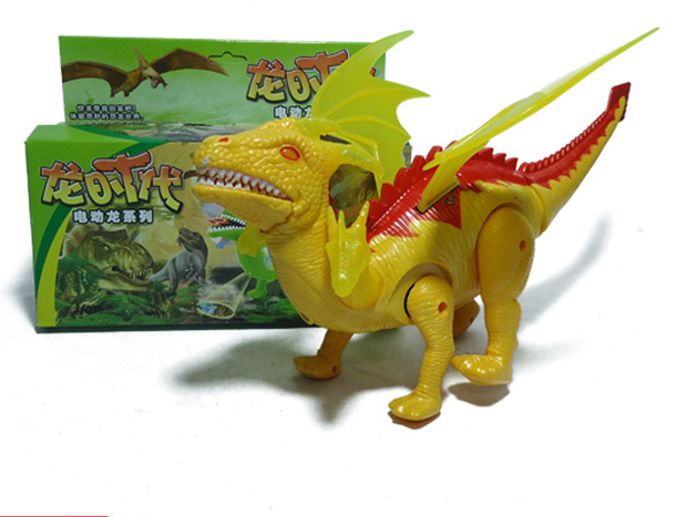 灯光投影_2015 走路灯光投影恐龙 恐龙叫声尾