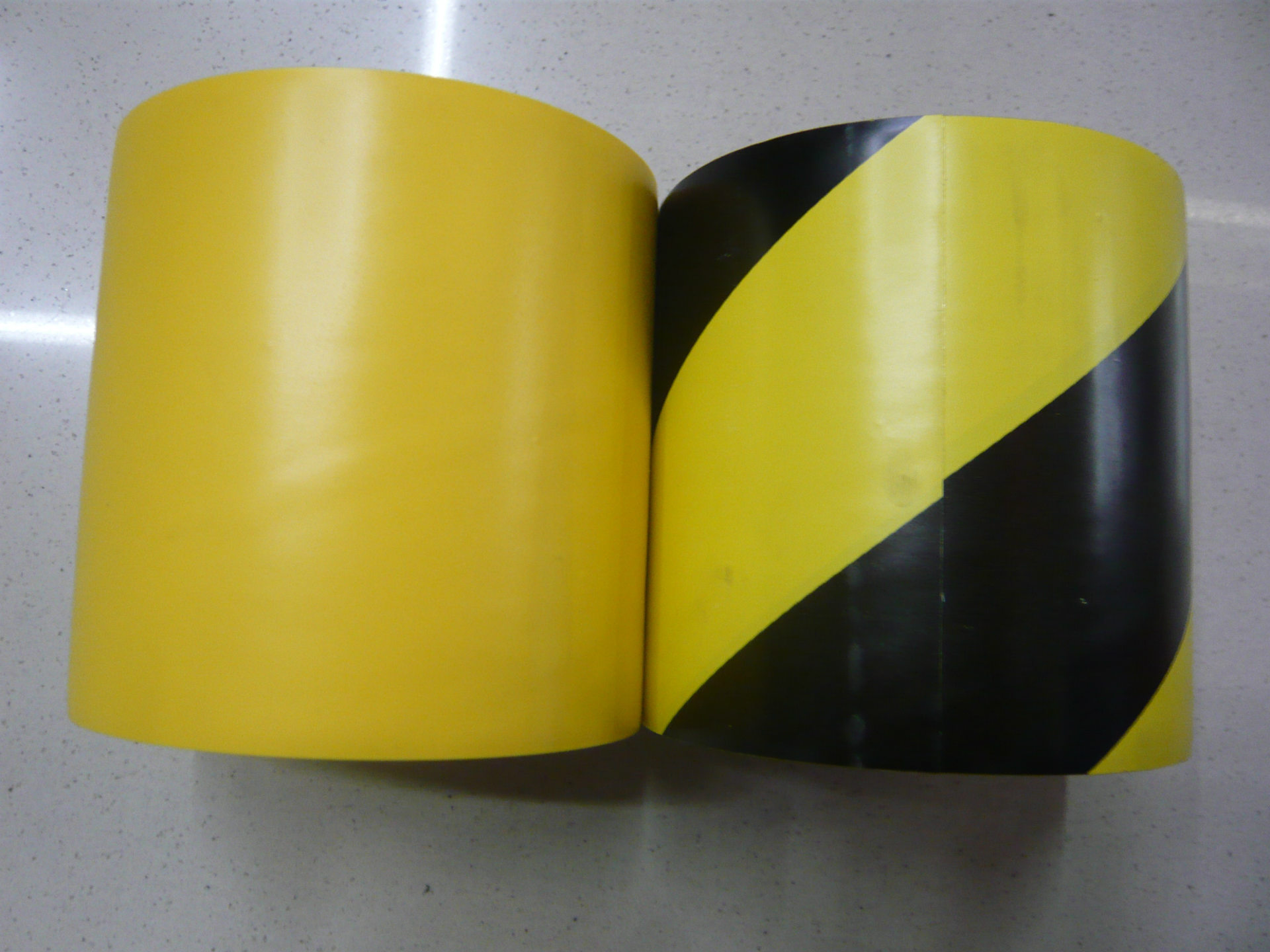 Factory Marking Partition Office Marking Pvc Black and Yellow Warning Tape Zebra Stripe Wear-Resistant Floor Sticking Tape