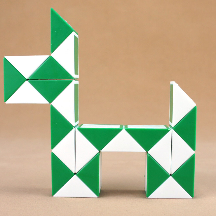 热卖儿童益智玩具魔方 智力百变魔尺玩具厂家 24段节百变魔.