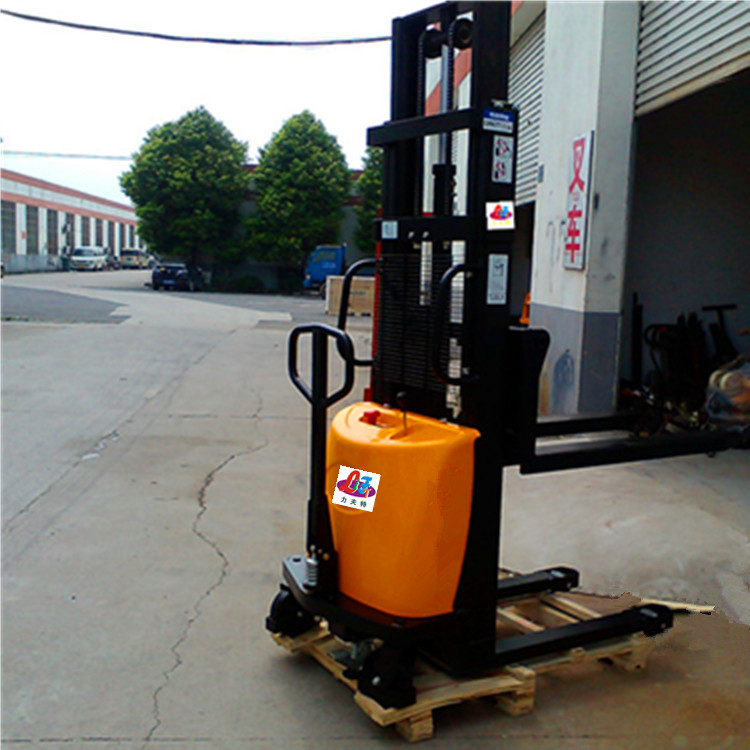 厂家直销吴江半电动堆高机1吨 昆山电动堆垛机 苏州小型电动叉车