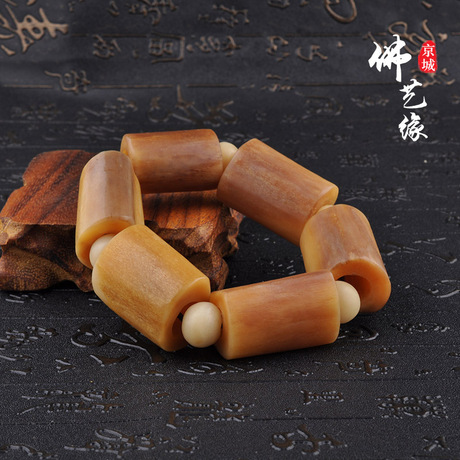 盗墓笔记 熊骨手串 手链 天然骨制品仿大猫骨 辟邪手串 纯正