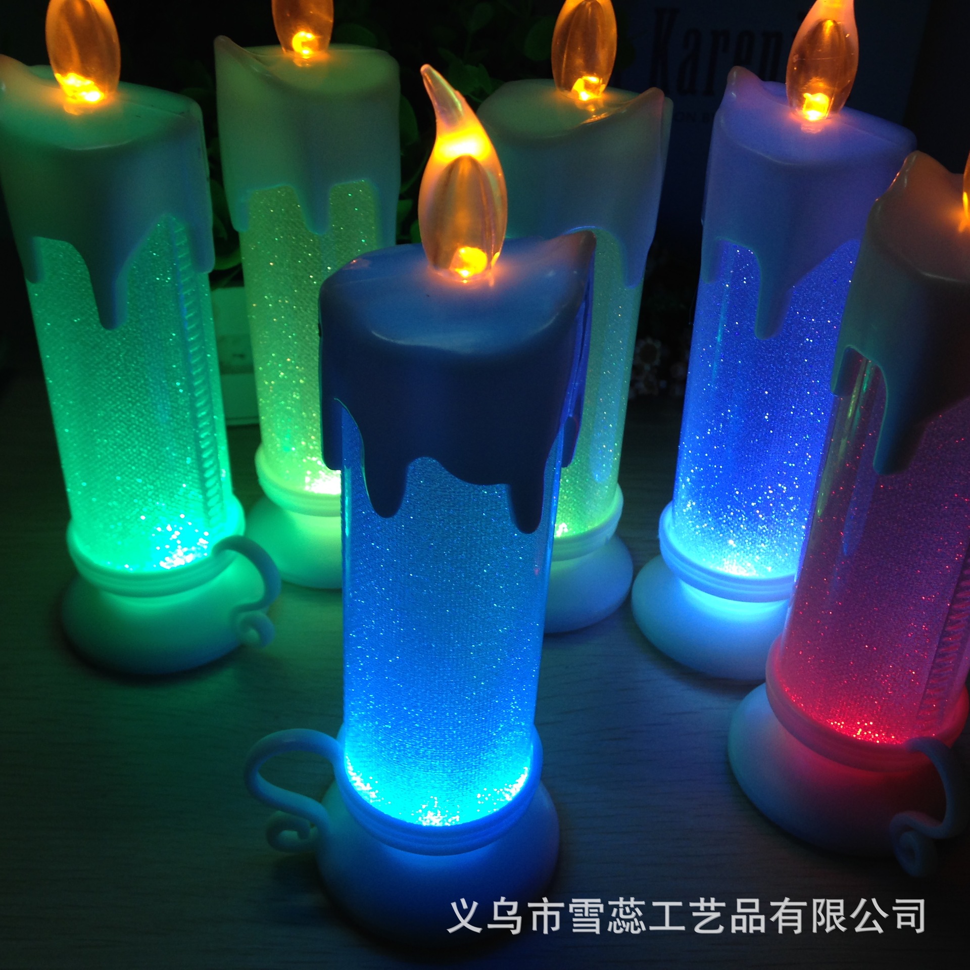 led仿真蜡泪电子蜡烛外贸出口圣诞装饰蜡烛酒店餐厅家居橱窗摆件