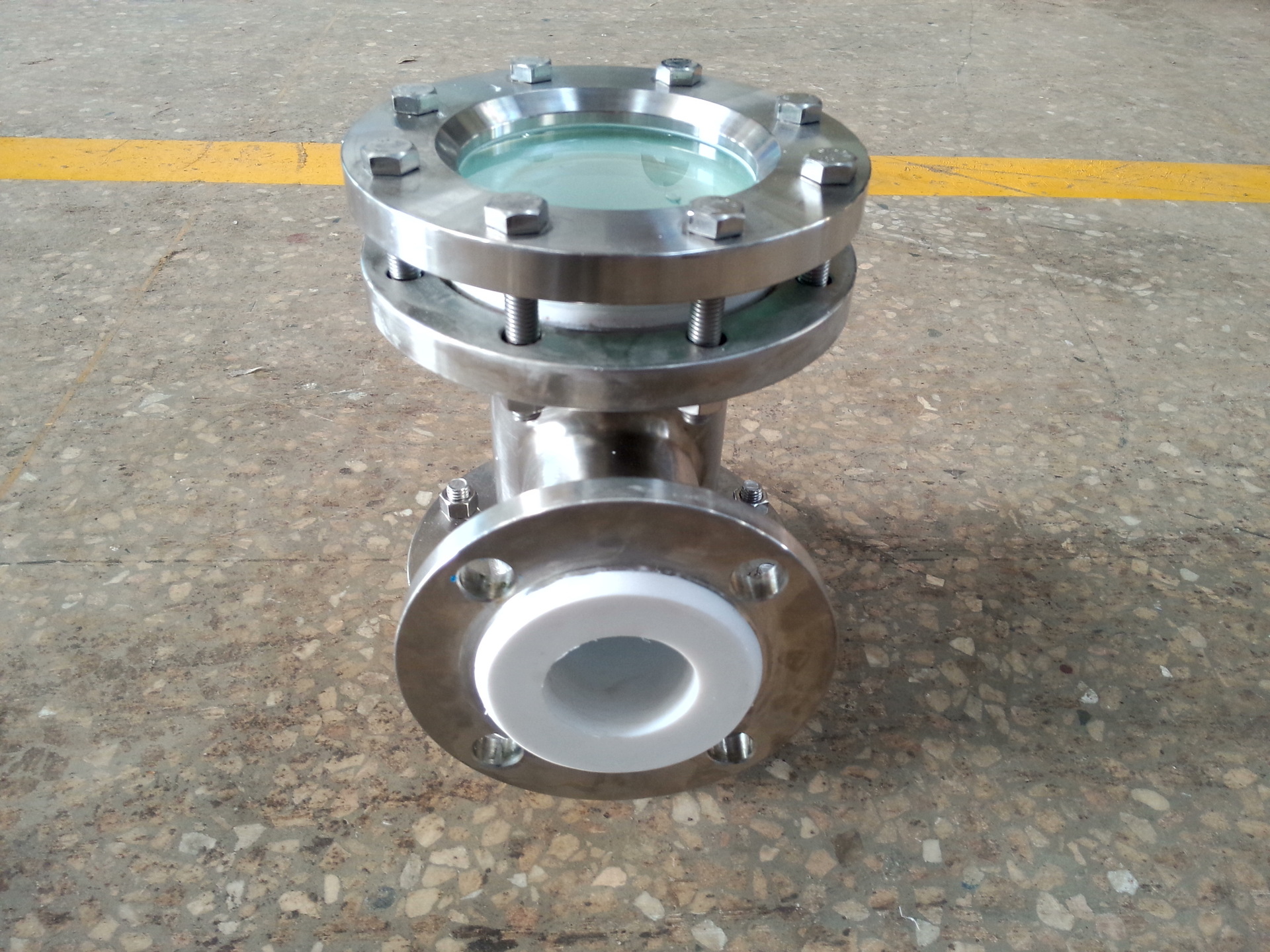 衬四氟四通视镜 304四通视镜 不锈钢四通视镜 不锈钢视镜弯头三通