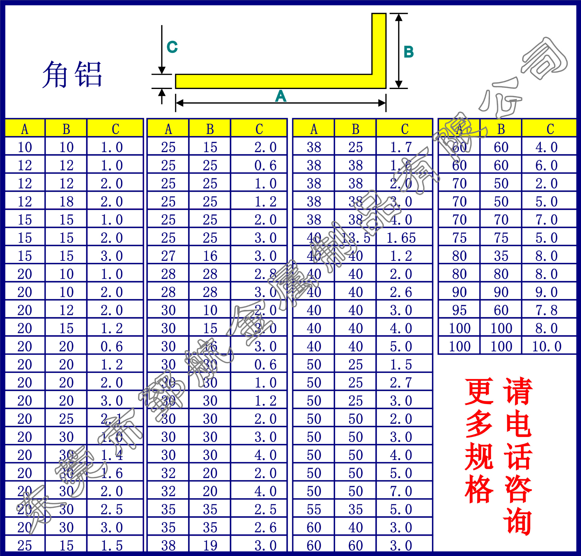 重庆 角铝,6063角铝,铝角铁,等边角铝,不等边角铝