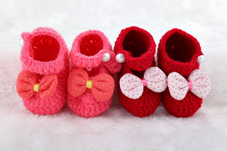 四季可穿宝宝单鞋 立体花朵针织套鞋 软底防滑婴儿学步单鞋可定制