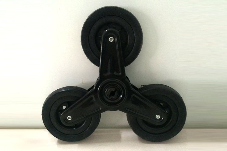 厂家批发购物车三轮脚轮 超市脚轮童车轮发泡爬楼梯轮子专业供应