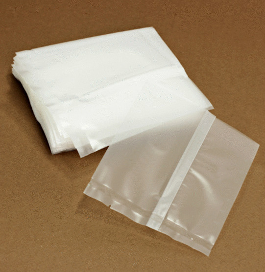 现货图案尺寸三色蝴蝶结磨砂半透明平口中封饰品烘焙热封小包装袋