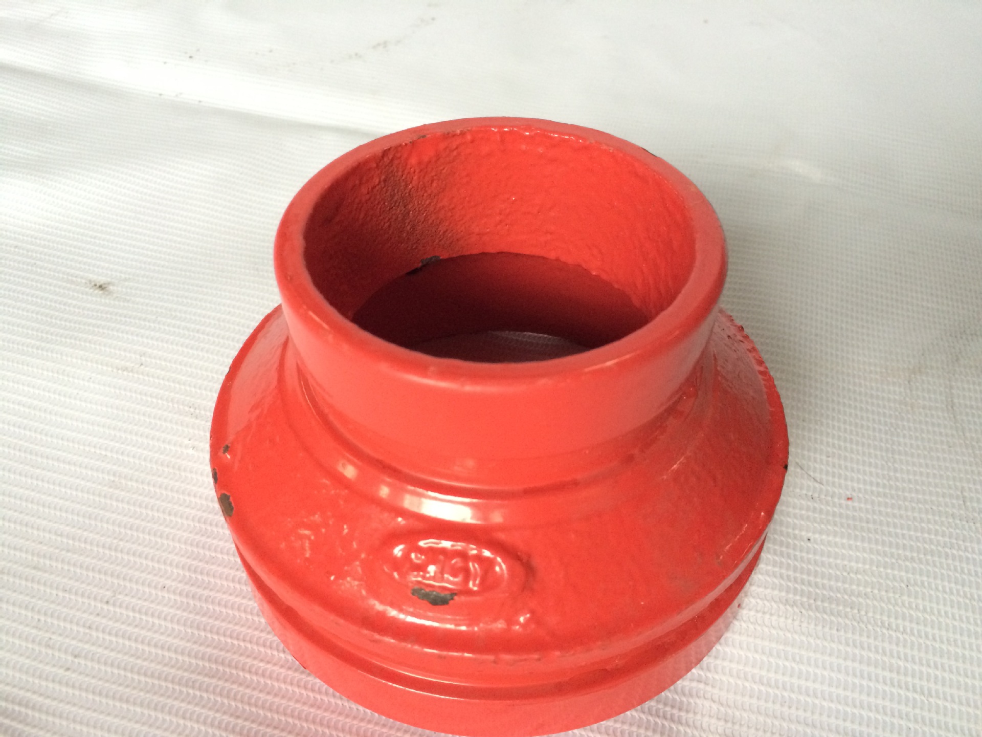 卡箍沟丝大小头沟槽管件 消防管道连接