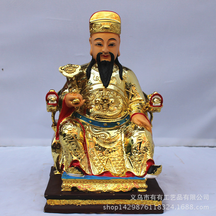 灶君神像 灶君菩萨摆件司命灶神 灶王爷 义乌厂家批发直销12寸