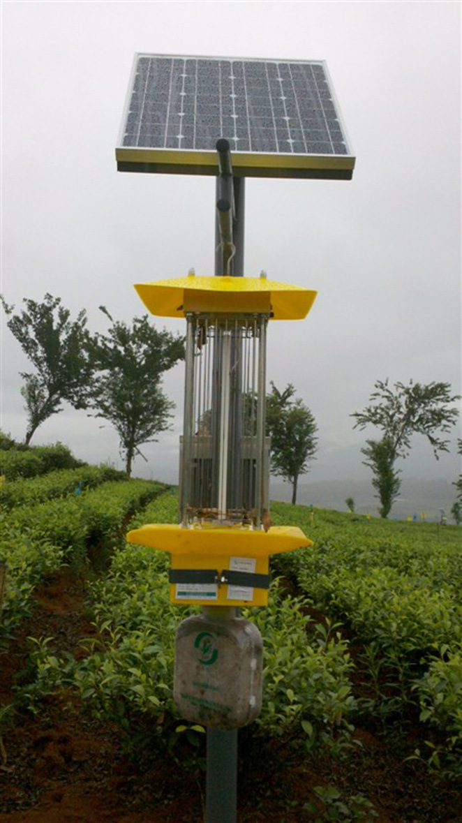 太阳能频振式杀虫灯 农业果园农家乐专用杀虫灯包邮 太阳能灭.