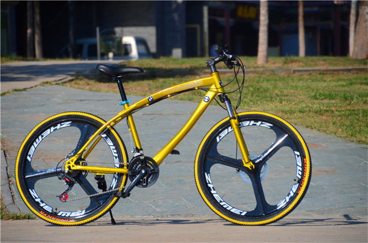 山地自行车_bmw宝马弯梁山地自行车双蝶刹禧玛诺变速厂价26寸 - 阿里