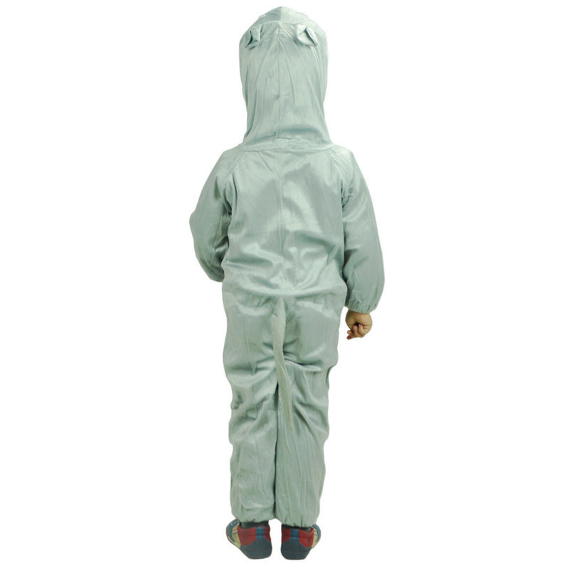 化妆舞会儿童节猫鼠之夜老鼠衣cos表演服装幼儿演出老鼠服装连体