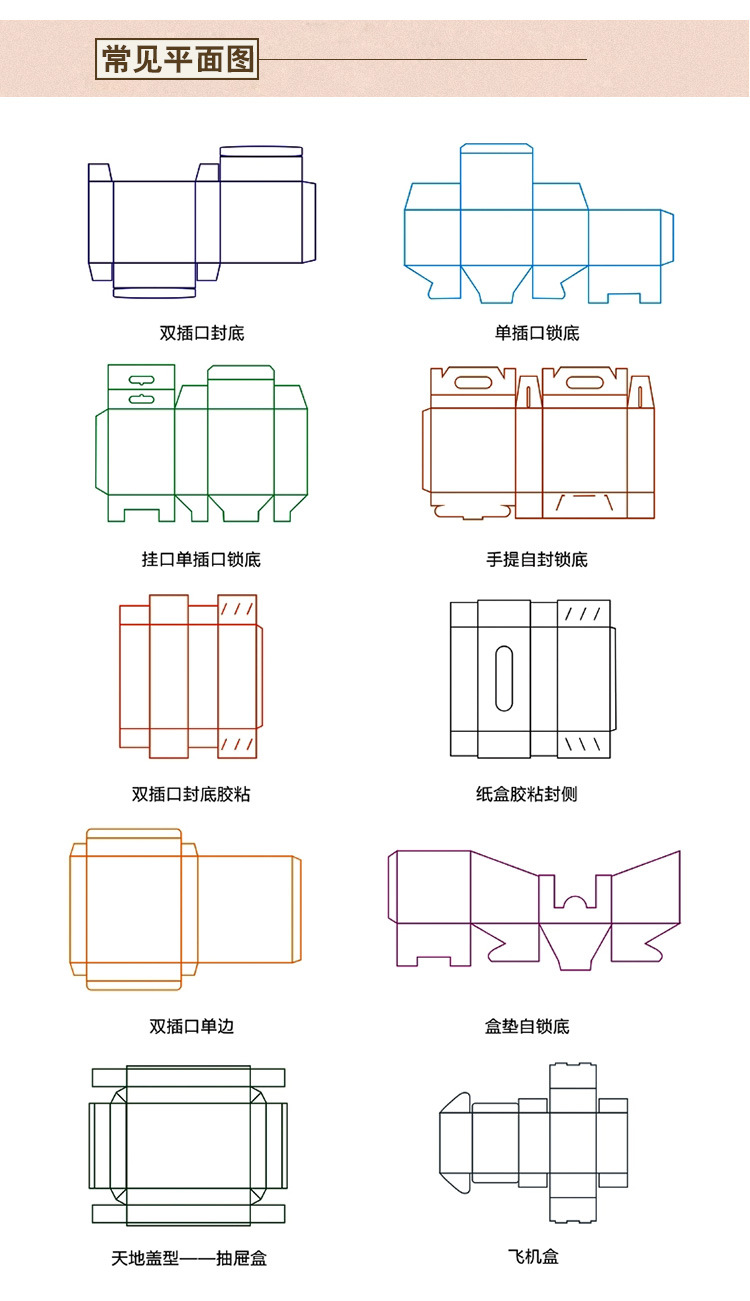纸包装盒牛皮纸盒定做白卡化妆品彩盒茶叶包装礼品盒内裤袜子盒