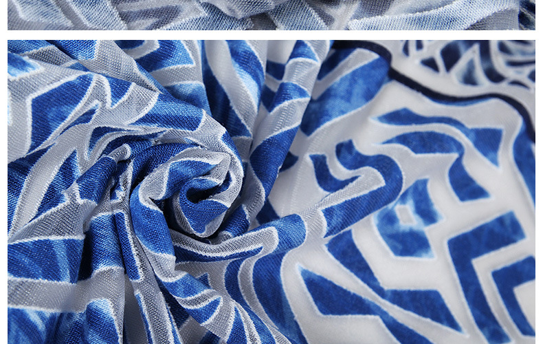 涤纶单孔丝烂花服装用布 全涤用布 时尚女装 休闲服 时装面料