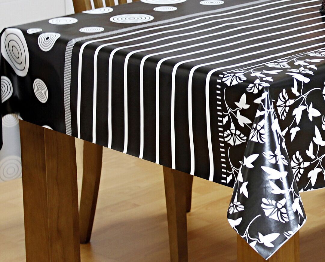 pvc台布 贴无纺布复合台布