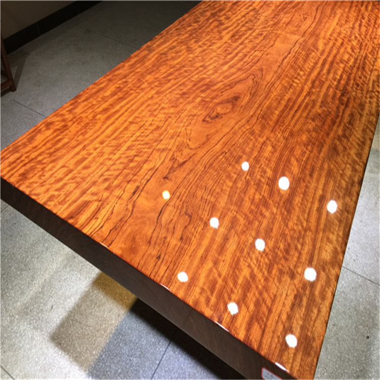 5闪光纹非洲进口实木红木家具餐桌书桌办公桌
