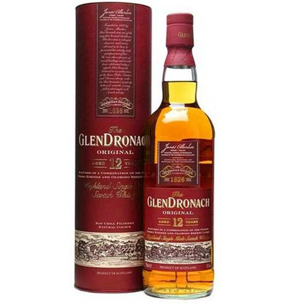 洋酒glendronach格兰多纳12年雪莉桶单一麦芽纯麦威士忌
