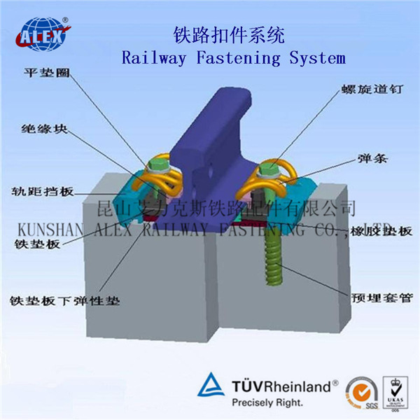 作为中国铁路器材,铁路配件行业的生产制造企业,昆山艾力克斯铁路