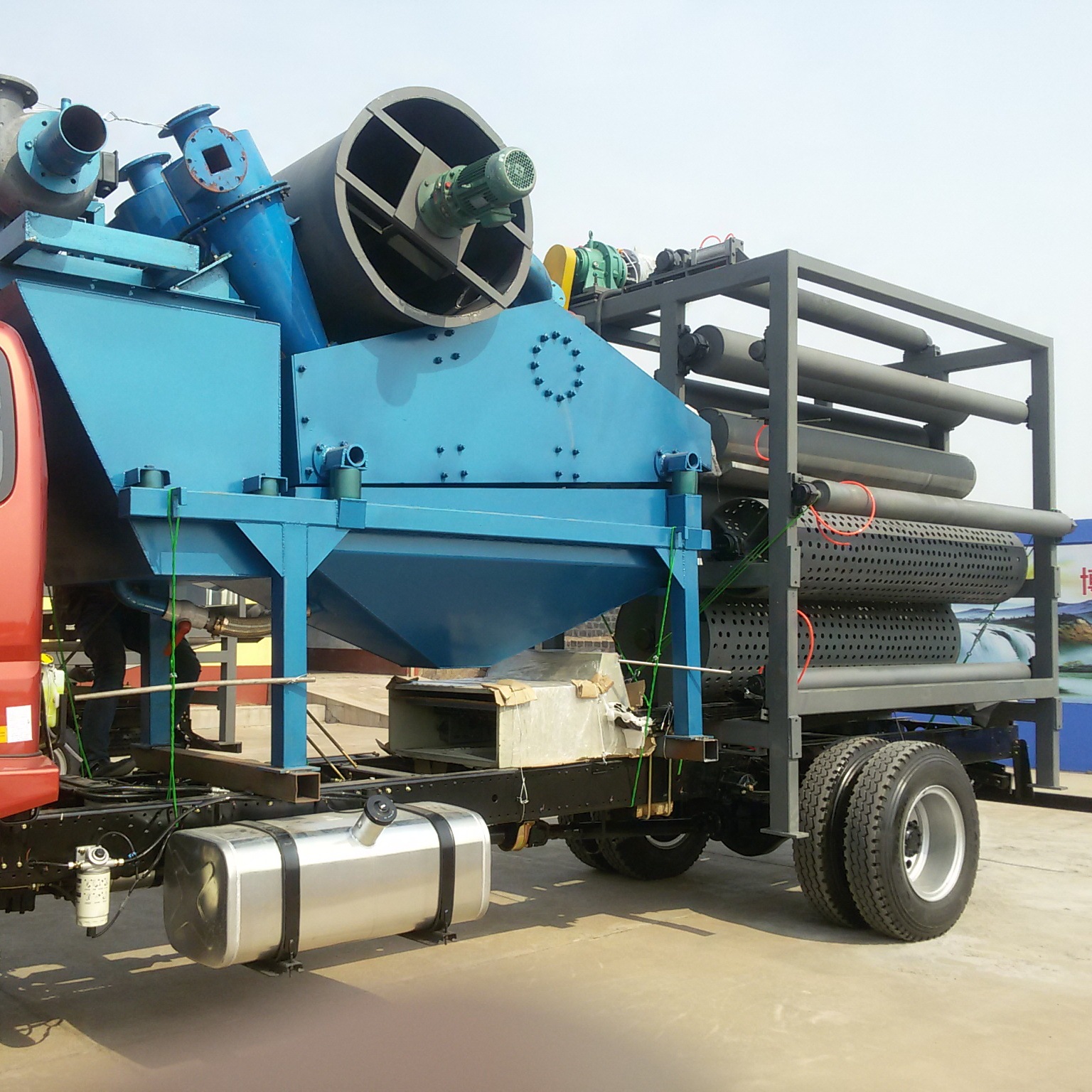 全天候连续自动化运行污泥浓缩脱水一体机 带式浓缩脱水一体机