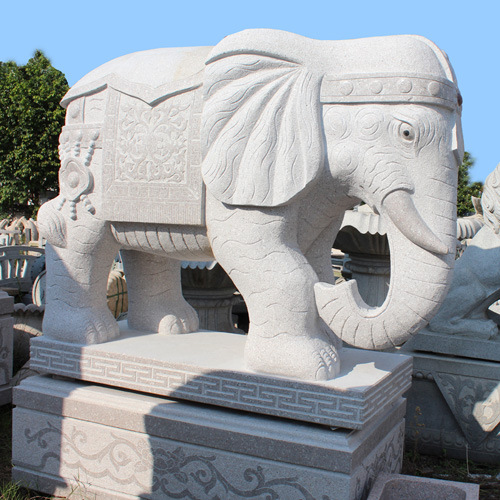 5米高元宝石大象 风水挡煞佑祥招财石雕大象