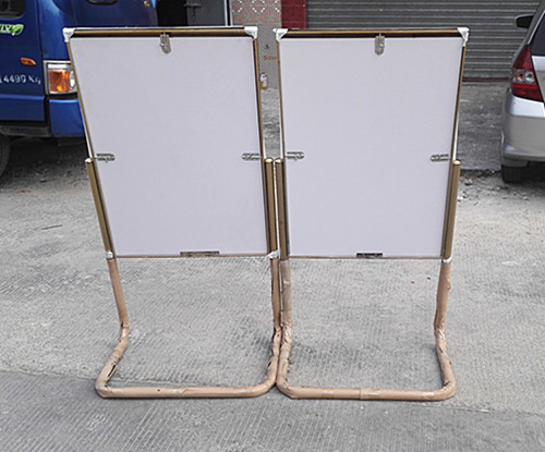 加厚不锈钢l脚广告牌指示牌展示架海报架酒店商场水牌立牌招工牌