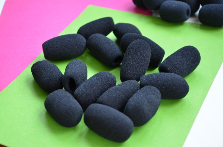 扩音器ktv话筒套 航空麦克风防风进口海绵套