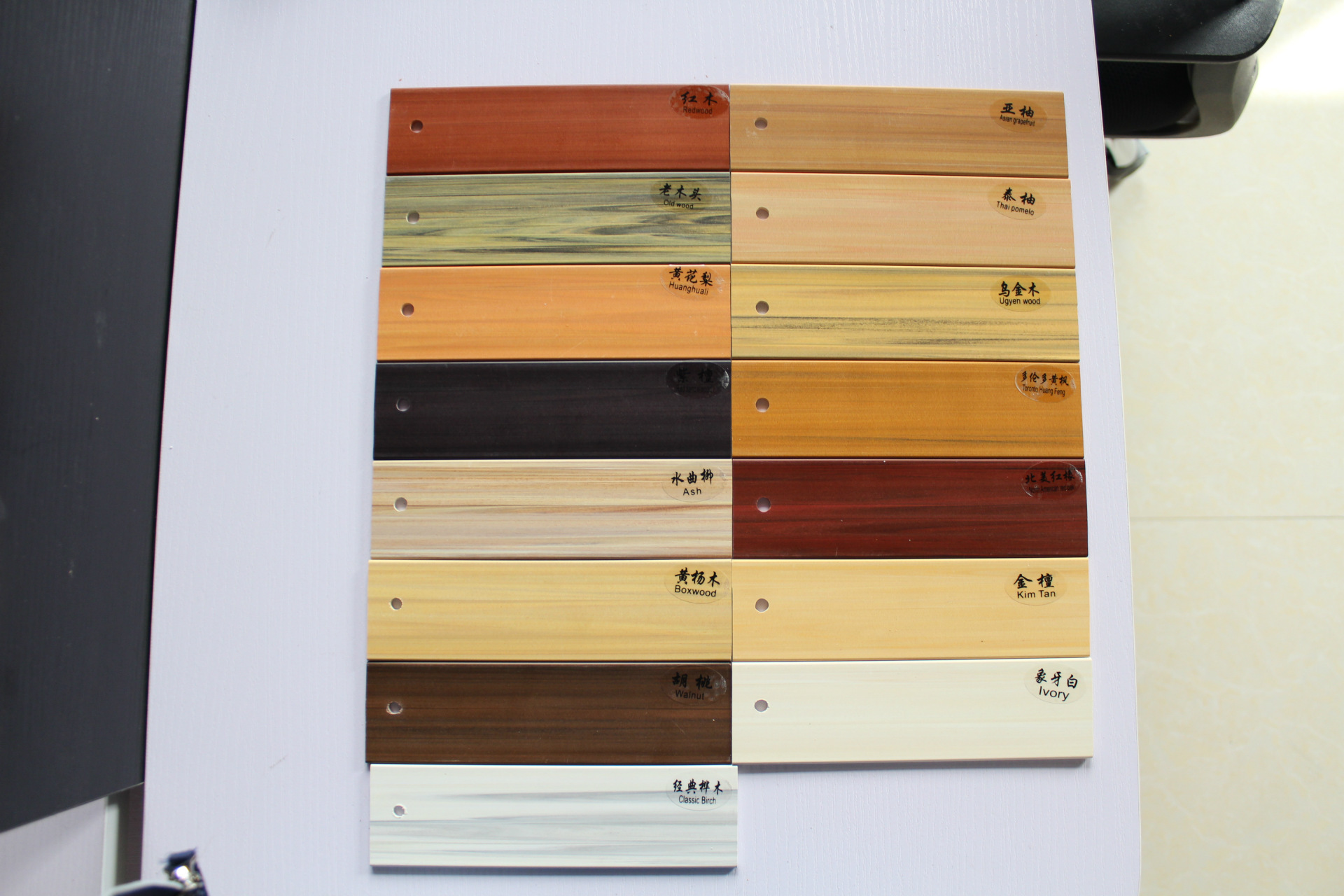 厂家直销pvc吊顶材料绿可木防火方通隔断吊顶100*50方木方通吊顶