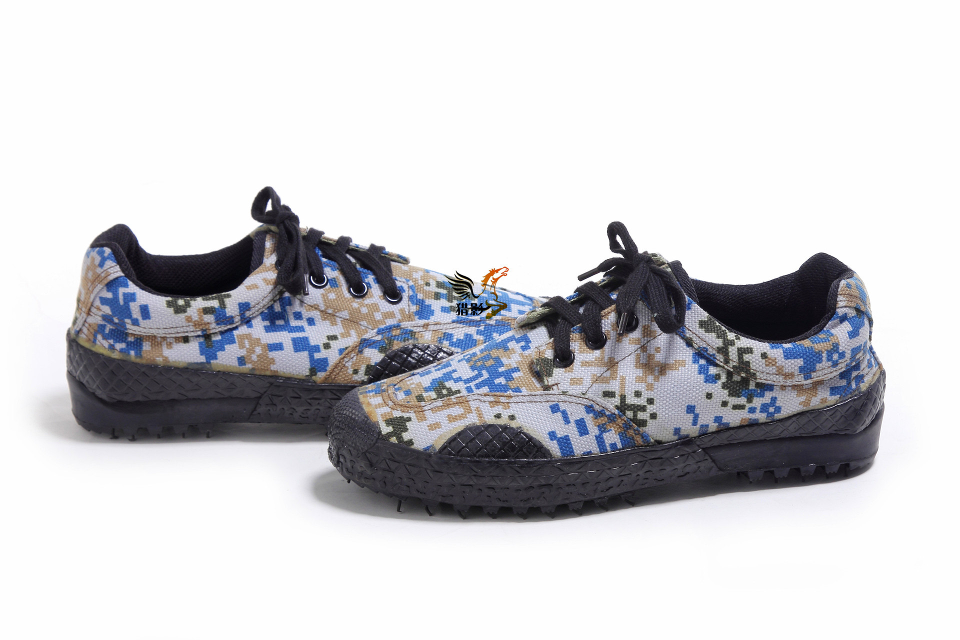 批发海洋迷彩作训鞋胶鞋 正品海洋城市数码迷彩作训鞋 低帮解放鞋