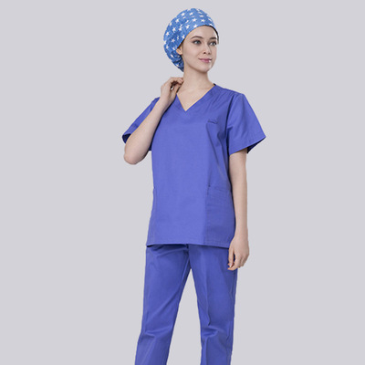 云海欣纯色印花经典款式手术室刷手服防污服 可定制