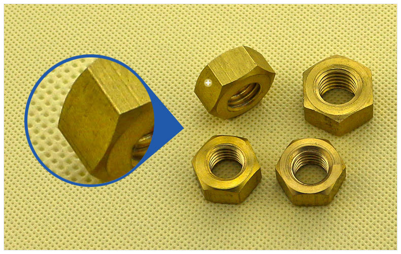 厂家直销 环保黄铜六角螺母/铜螺母螺帽 m8 规格齐全