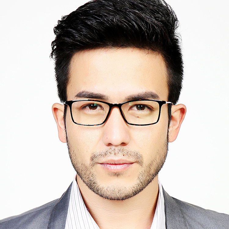 新款百搭眼镜框架 男士 钨碳塑钢细腿眼镜框 近视全框眼镜架 9018