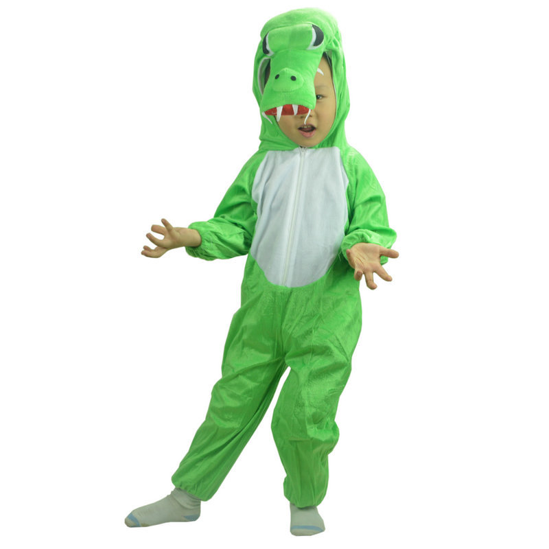 万圣节化妆舞会儿童装扮道具连体卡通服装cospla鳄鱼服装舞台演出