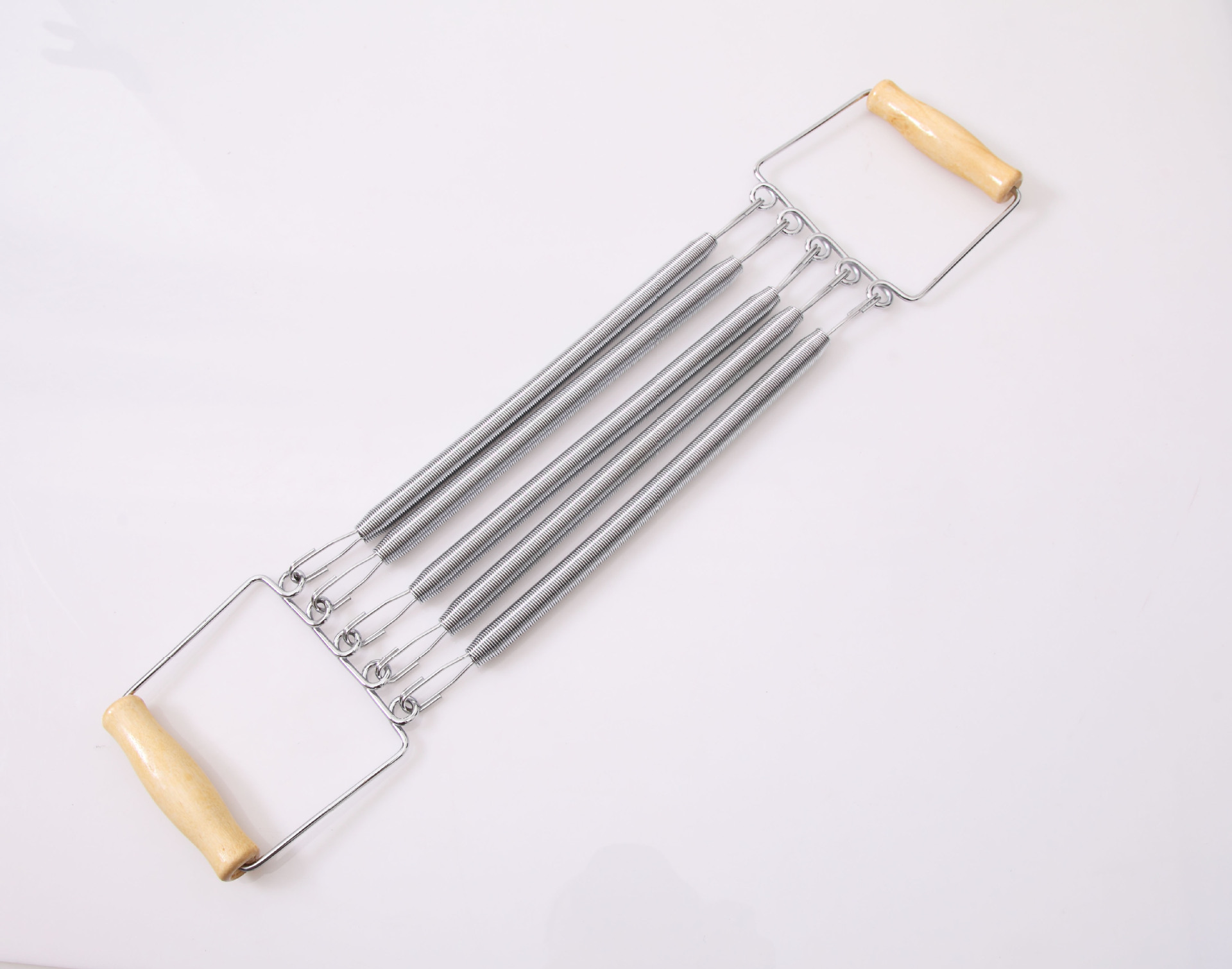 新标拉力器系列 木柄拉力器 扩胸器 家用健身器材 休闲娱乐