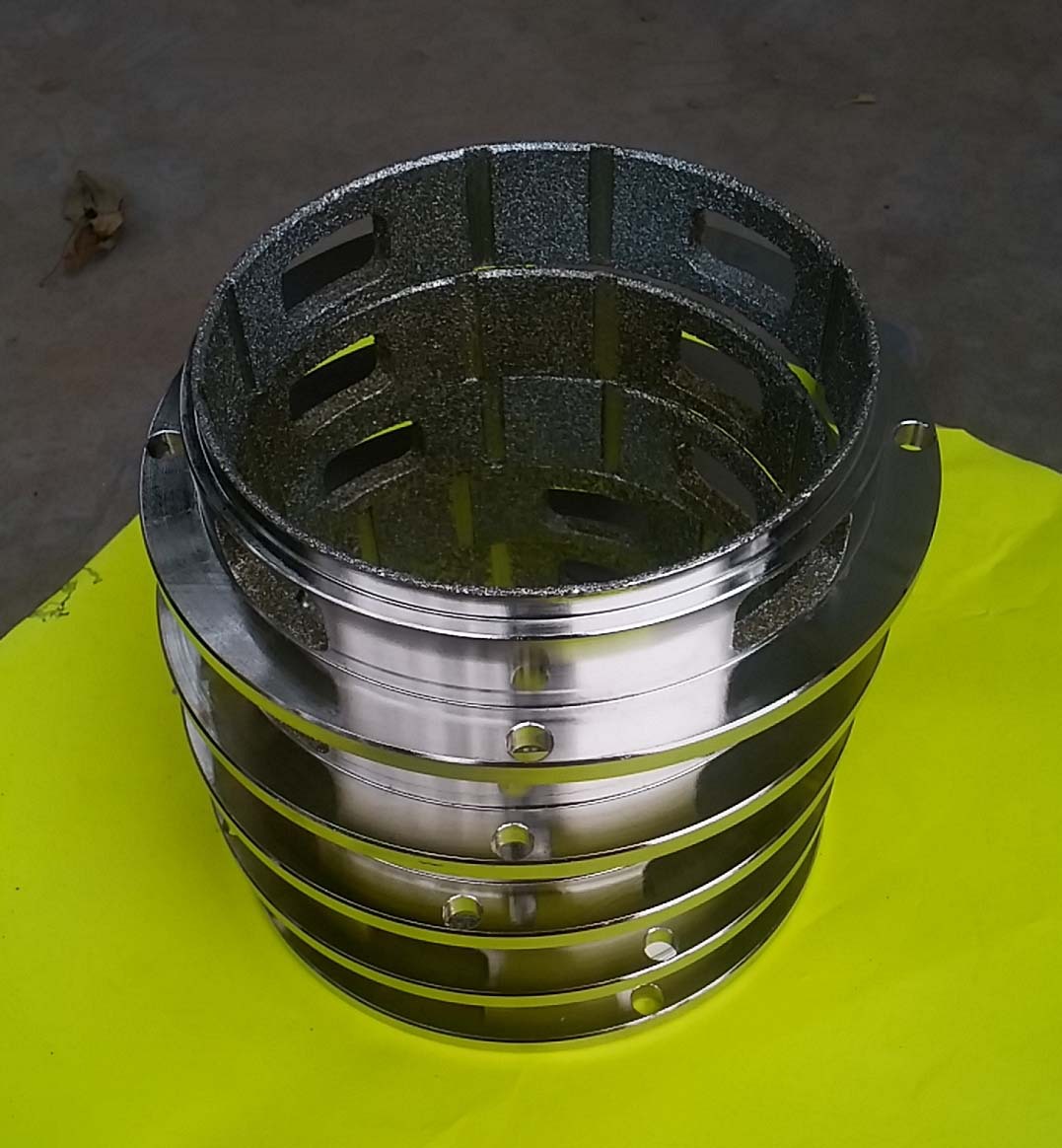 电镀钎焊金刚石磨头内缘轮电动车刹车片磨轮铣槽内弧内镀轮