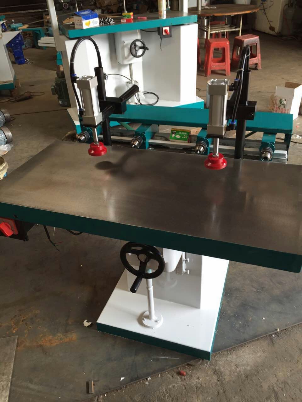 厂家直销 mz6410卧式可调多轴木工钻床 气动水平多头钻