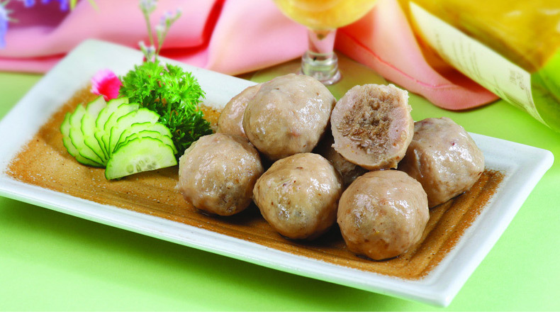 包心贡丸 肉丸 带汤口嚼汤汁四溅火锅丸子 关东煮食材 冷冻批发