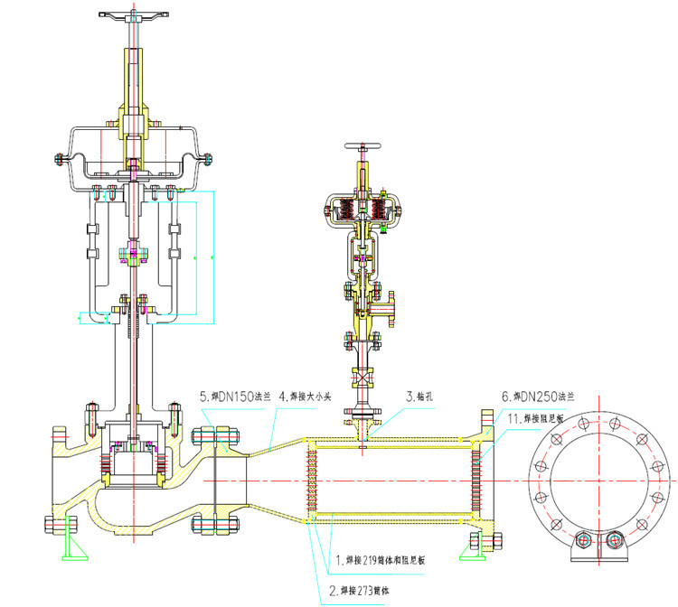 蒸汽减压阀结构示意图图片
