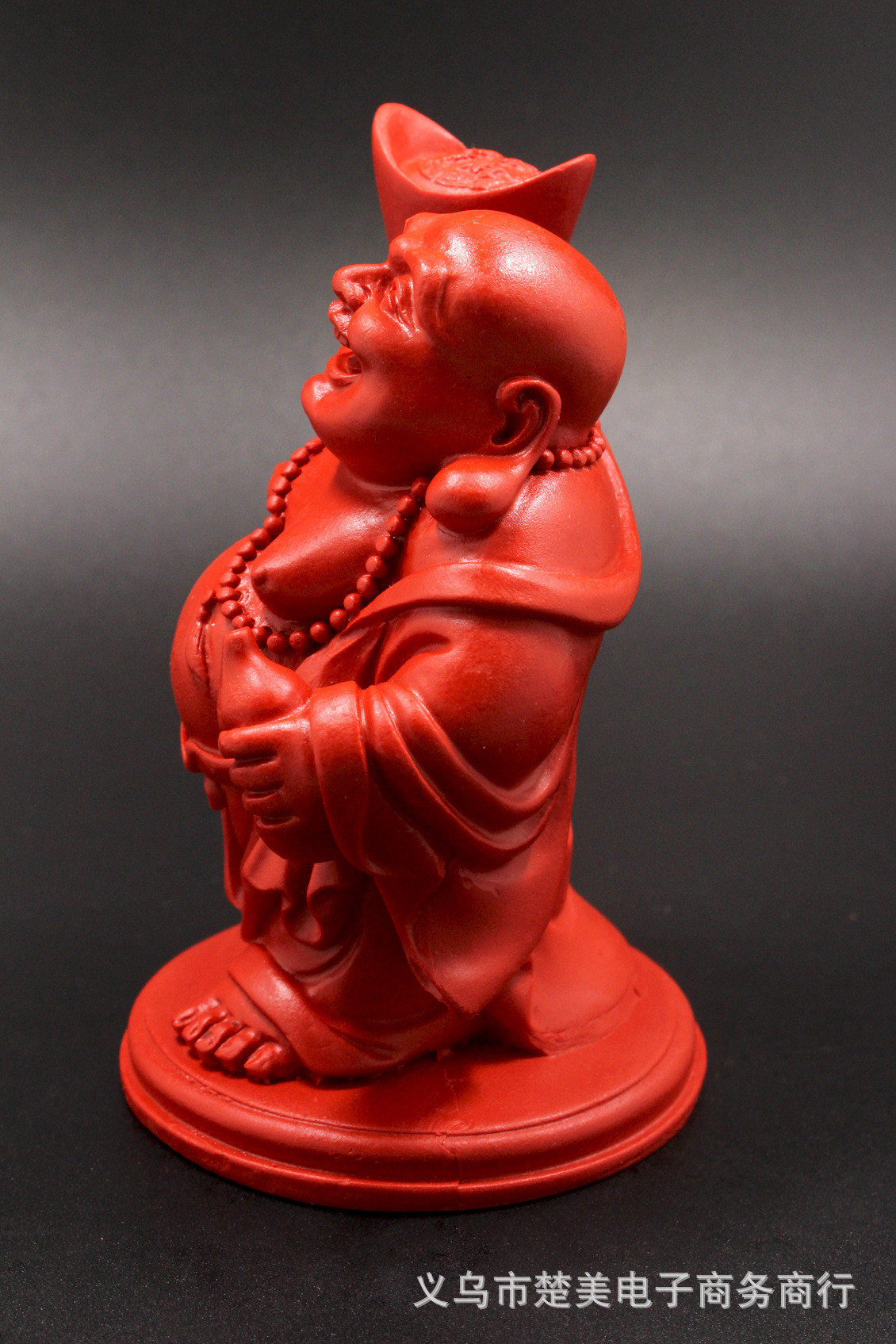 天然朱砂佛像 摆件 工艺品 义乌小商品 聚财罗汉