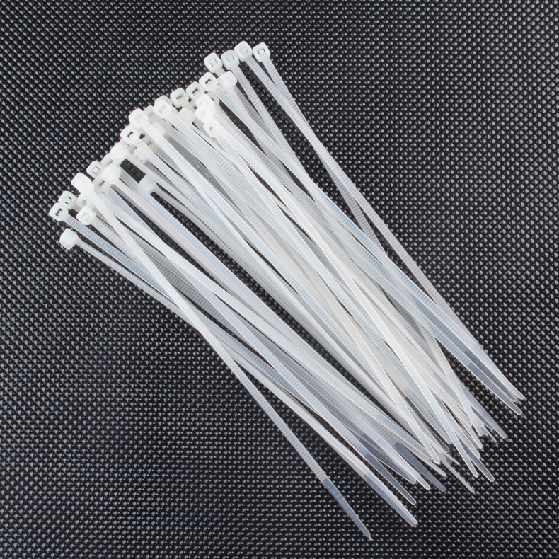 厂家直销自锁式尼龙扎带国标 塑料扎带高温耐寒扎线带3*80mm