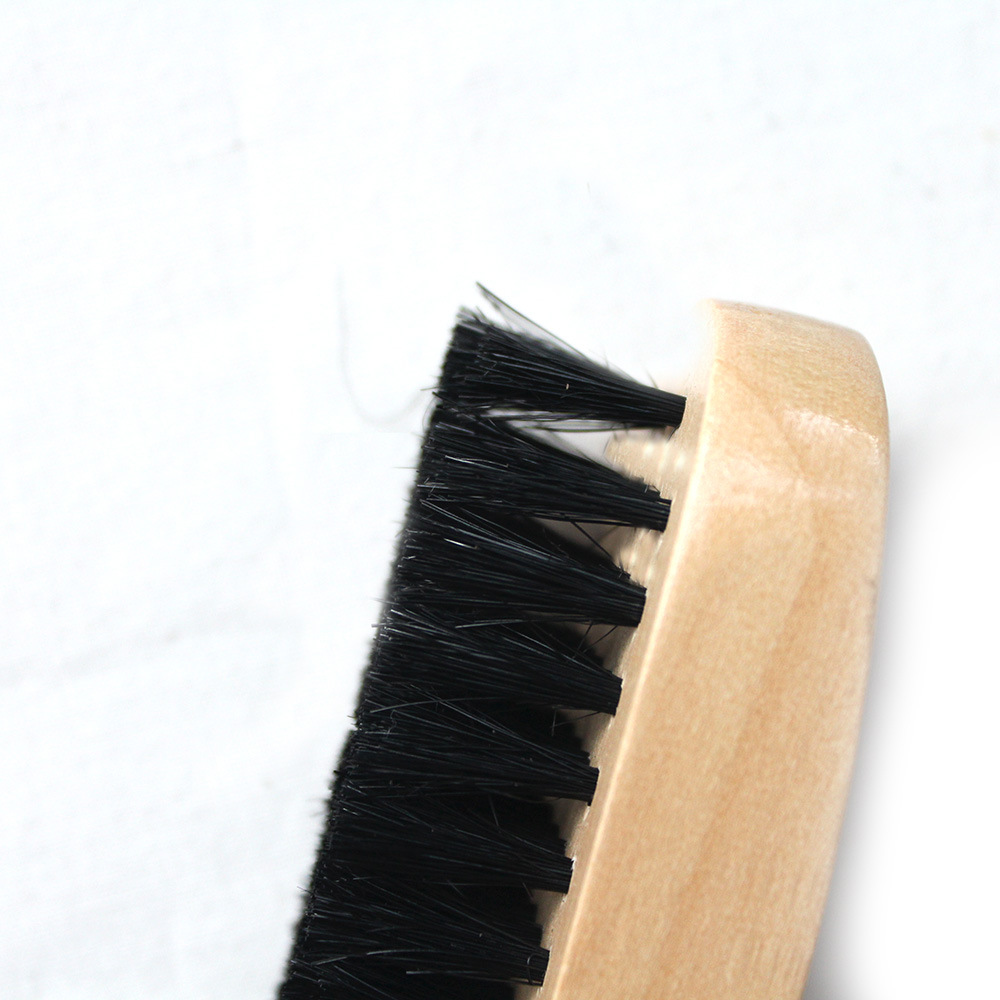 厂家批发订制外贸出口荷木榉木刷马毛猪毛猪鬃pp丝多种颜色鞋刷