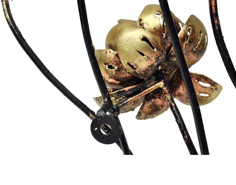 东南亚特色手工艺品泰国进口铁艺装饰墙花复古铁莲花