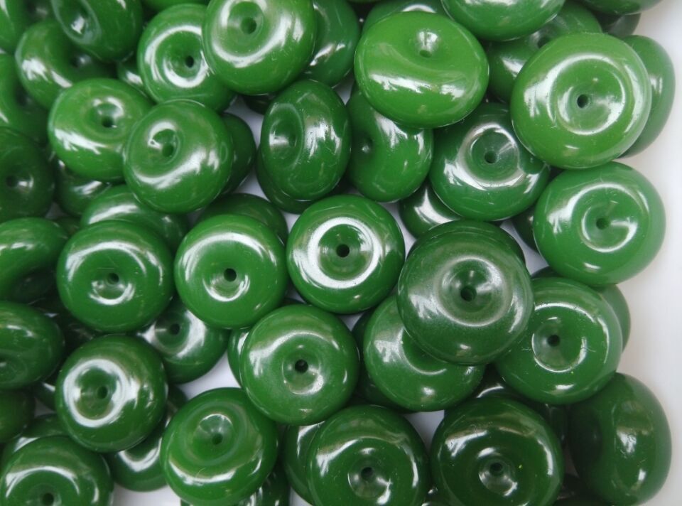 高仿 新疆外蒙料 碧玉平安扣 菠菜绿玉石吊坠挂件 玉器玉石批发